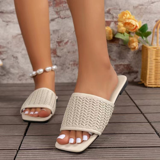 Summers Woven Flat Sandals